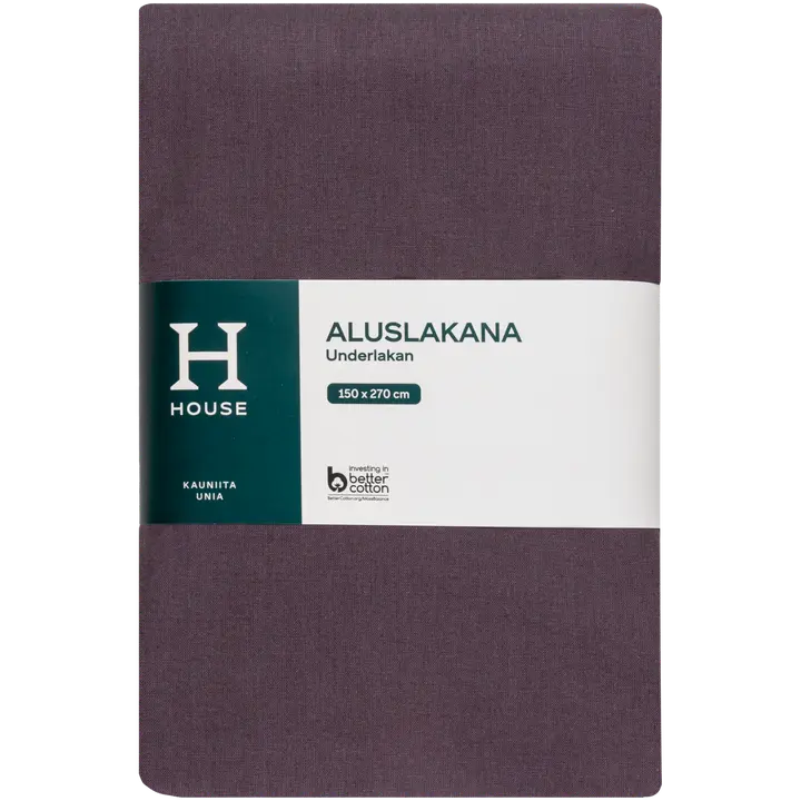 House aluslakana 150 x 270 cm tumman harmaa