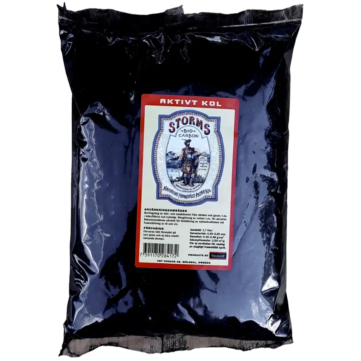 Presto Storms aktiivihiili 1,7l 500 g