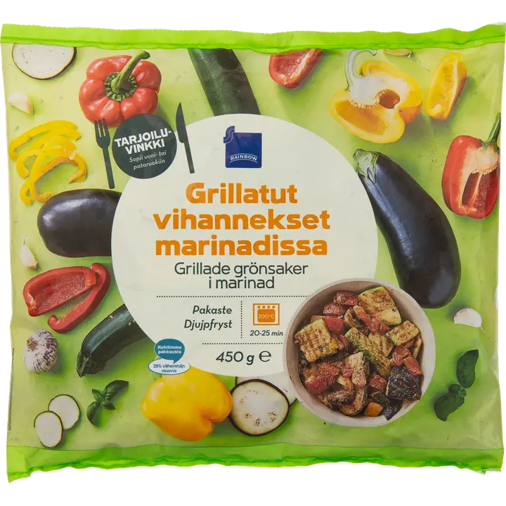 Rainbow 450g grillatut vihannekset pakaste