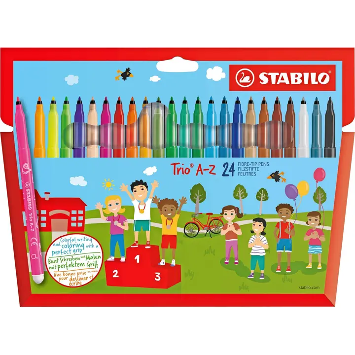 Stabilo tussikynäsarja Trio A-Z 24 väriä