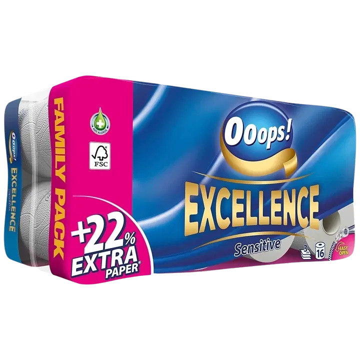 Ooops! Excellence Sensitive wc-paperi 16rl