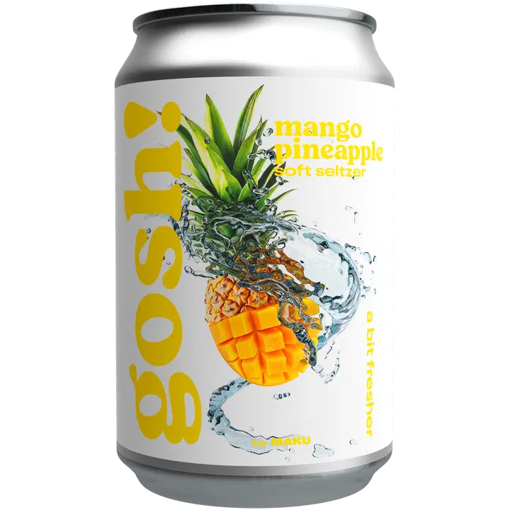 Gosh! Mango-Pineapple Soft Seltzer 0,33l tlk maustettu vesi