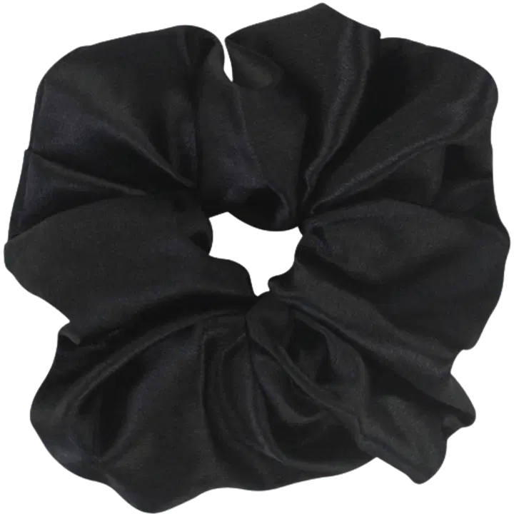 BP Hair jättiscrunchie musta