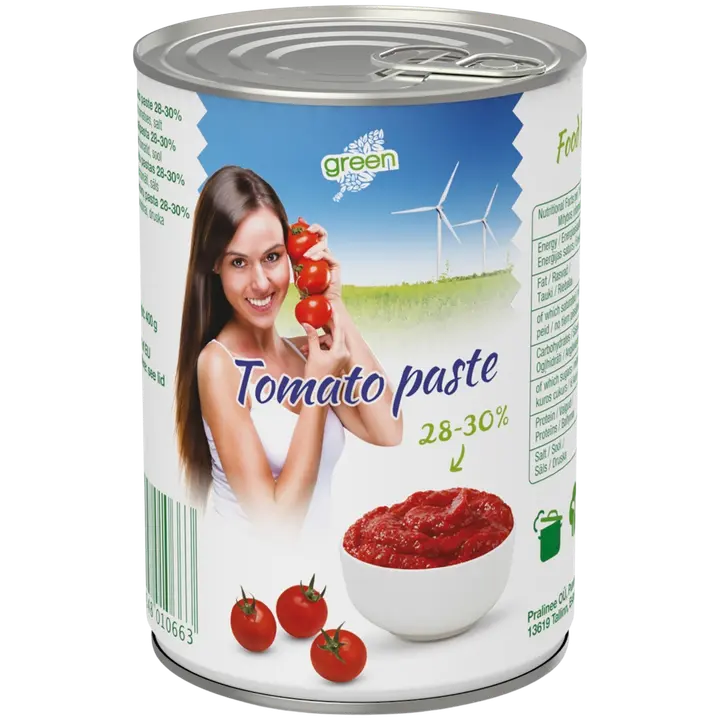 Green tomatipasta 28-30% 400g