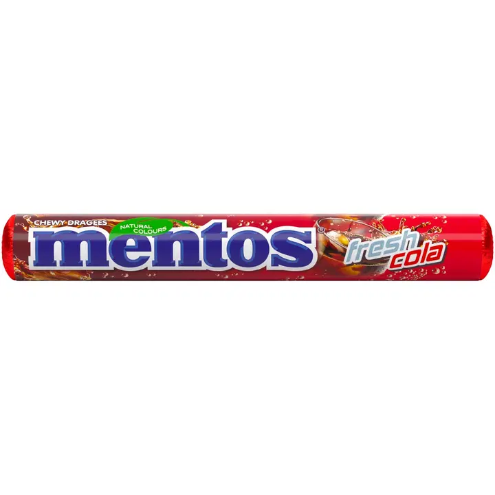 Mentos Fresh Cola 37,5g makeinen