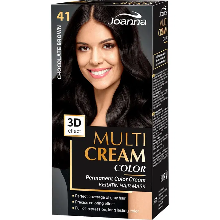 Joanna Multi Cream hiusväri 41 Chocolate brown permanent