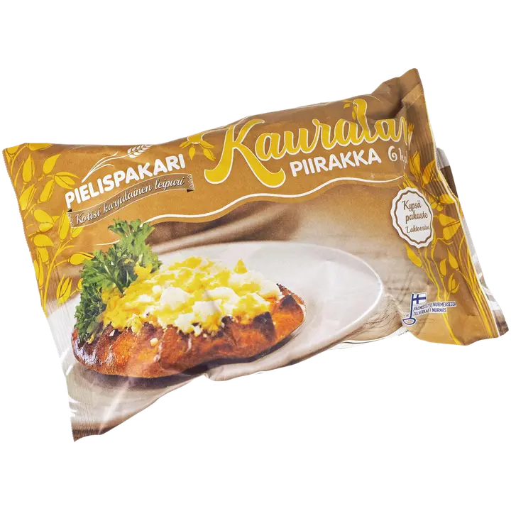 Pielispakari Kauralanpiirakka KP 6 kpl/pss, 390 g