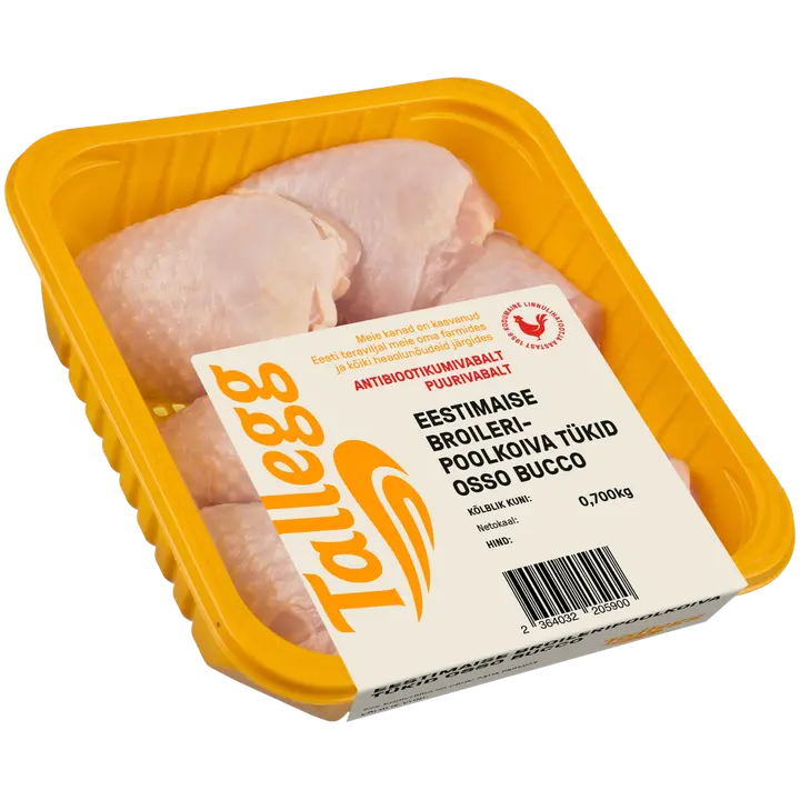 Tallegg Broileripoolkoiva Tükid Osso-Bucco Kg
