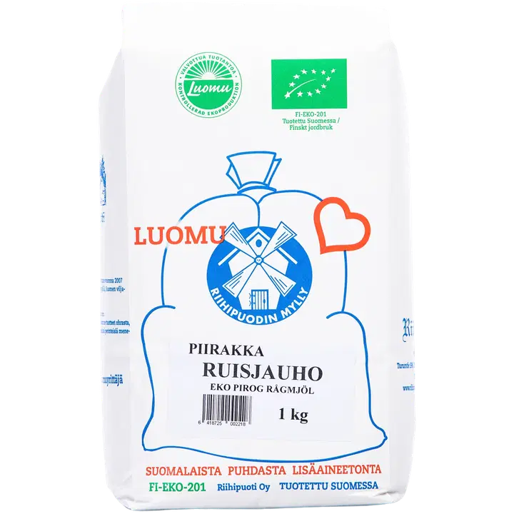 Ruisjauho 1 kg piirakka