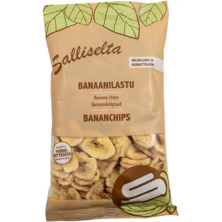 Salliselta Banaanilastu 250g