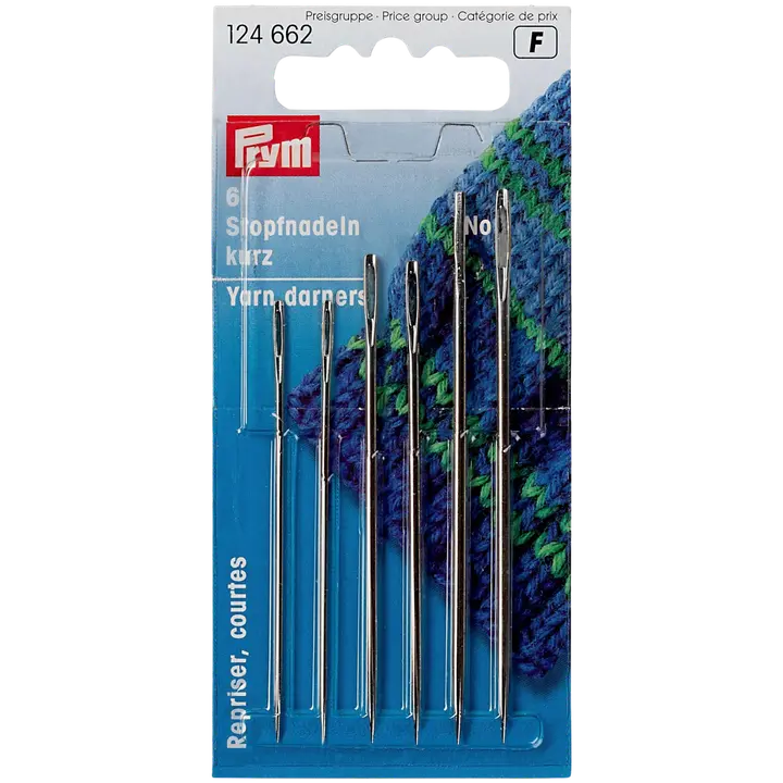 Prym parsinneulalajitelma koot 5/0-1/0 lyhyt 6 kpl/pakkaus