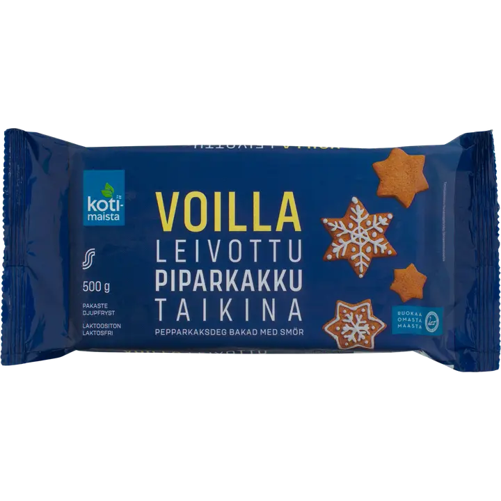 Kotimaista voilla leivottu piparkakkutaikina 500g, pakaste