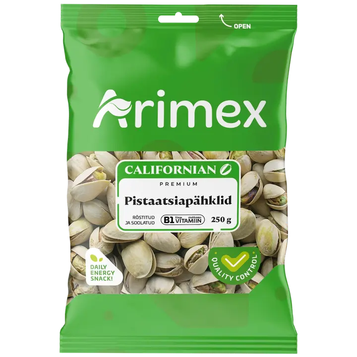 ARIMEX Premium pistaatsiapähklid 250G