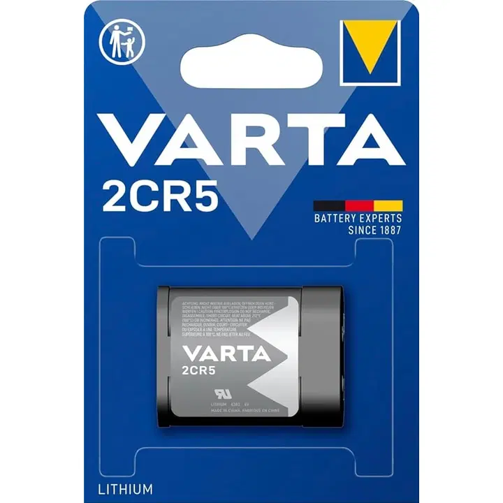 Varta Lithium Cylindrical 2CR5 1kpl