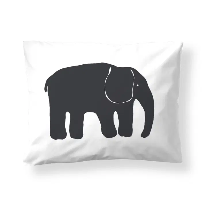 Finlayson tyynyliina yksi Elefantti musta 50x60 cm