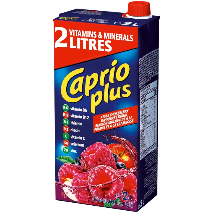 Caprio Plus vadelma-omenamehujuoma 2L