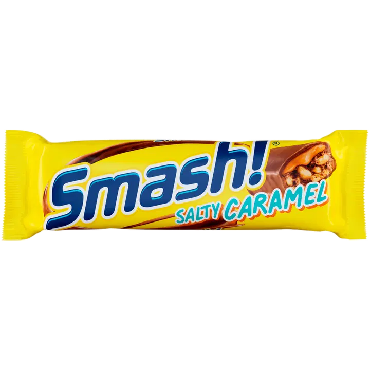 Smash! salt karamell suklaapatukka 40g