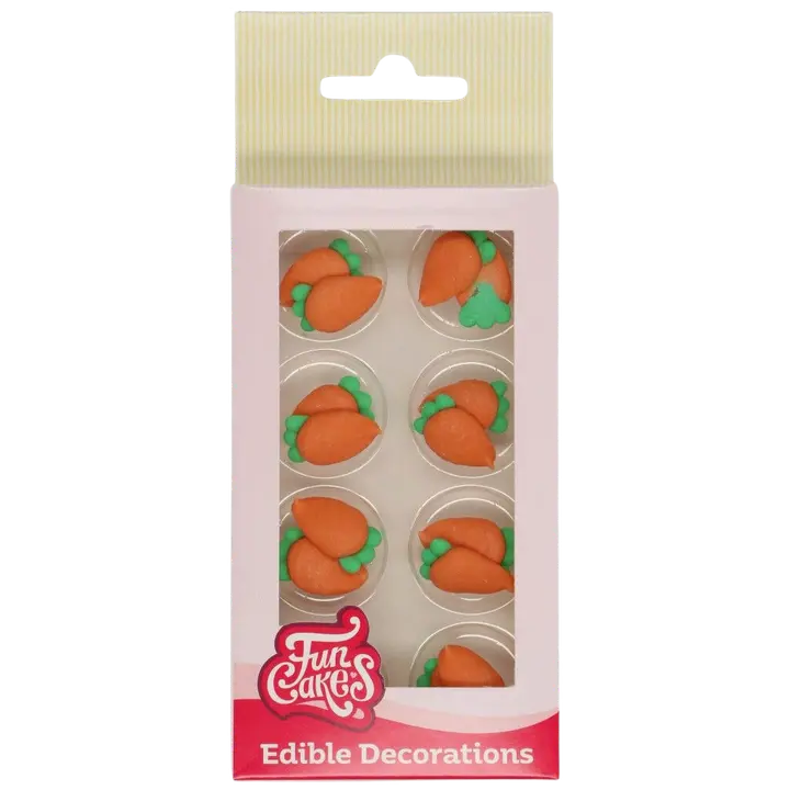 FunCakes syötävä koriste, porkkanat 16 kpl