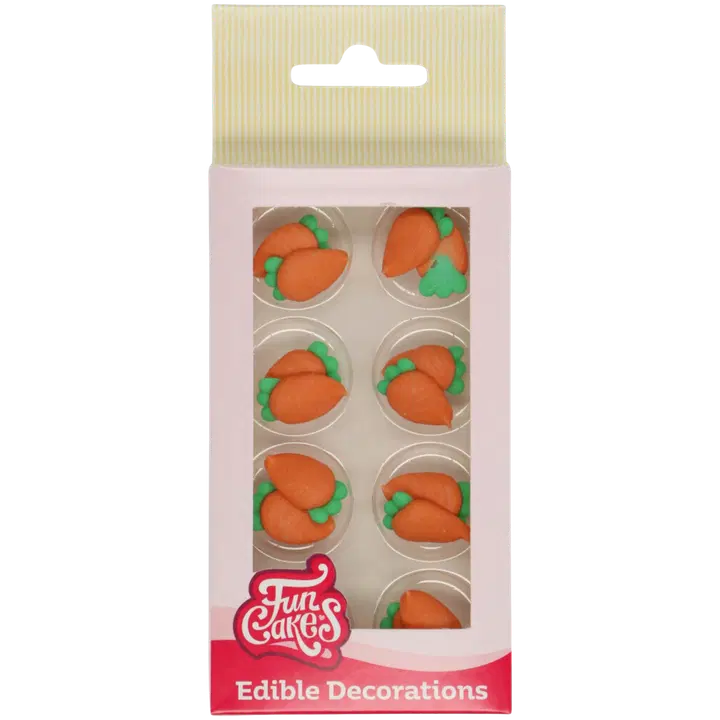FunCakes syötävä koriste, porkkanat 16 kpl