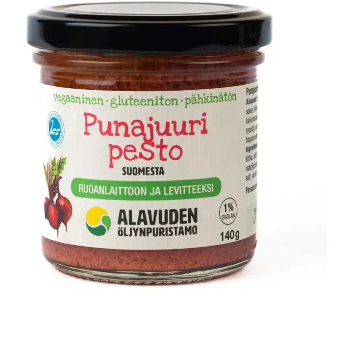 Alavuden Öljynpuristamo punajuuripesto 140 g
