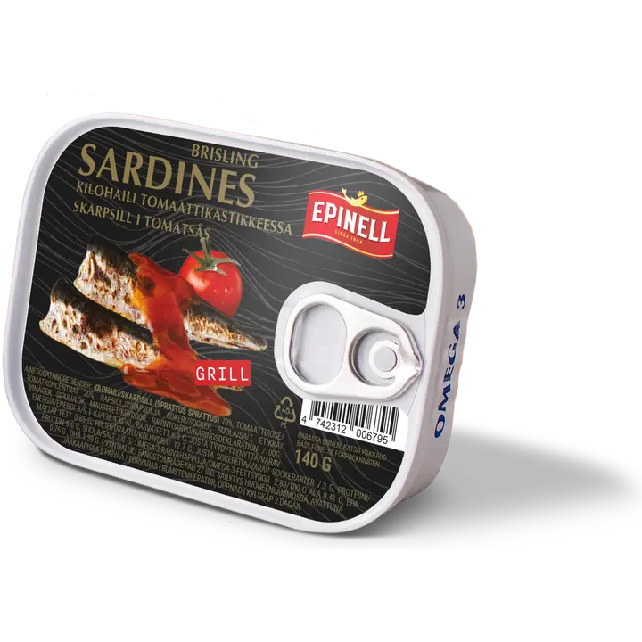 Epinell Grillatuja sardiineja tomaattikastikkeessa140g