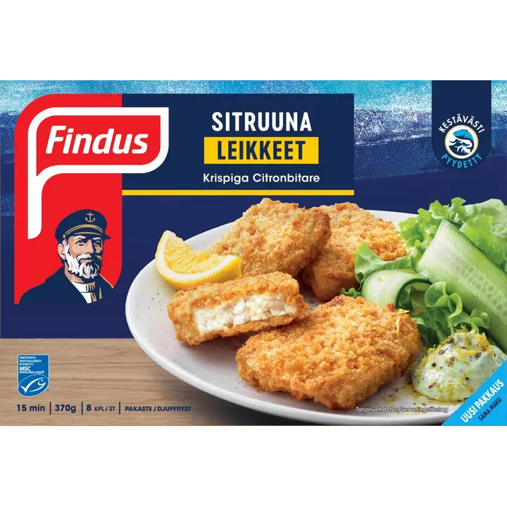 Findus Sitruunaleikkeet MSC 370g, pakaste