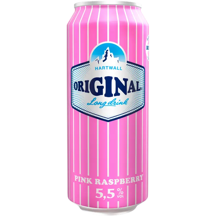 Hartwall Original Long Drink Pink Raspberry 5,5% 0,5 l