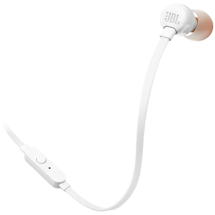 Nööpkõrvaklapid JBL Tune 110 valge