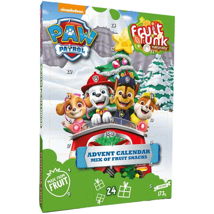 Fruitfunk Paw Patrol joulukalenteri 173g