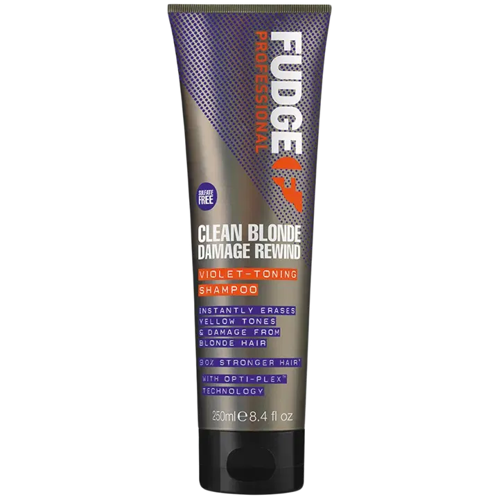 Fudge 250ml Clean Blonde Damage Rewind Violet-Toning Shampoo