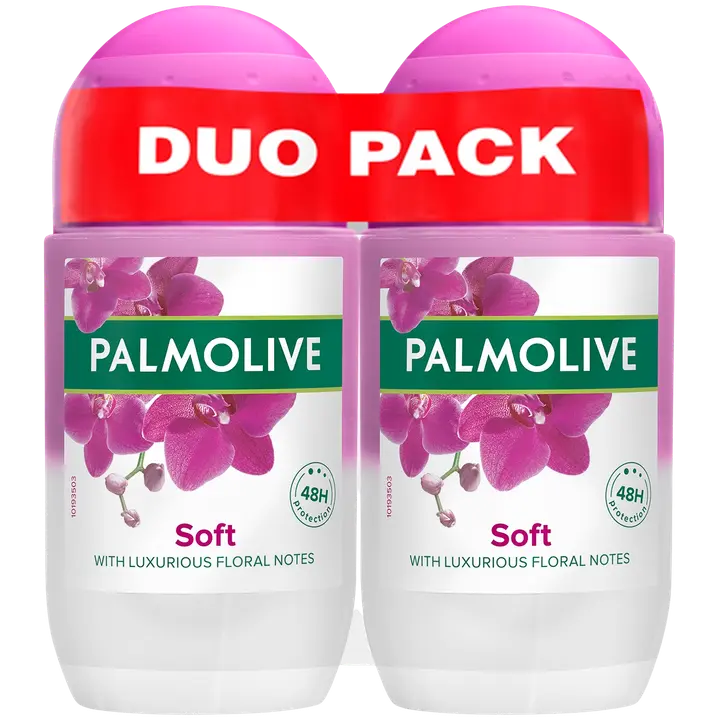2 x Palmolive Soft antiperspirantti roll-on 50ml