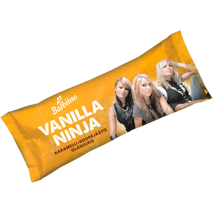 VANILLA NINJA Karamelli-koorejäätis glasuuris 110ml/80g