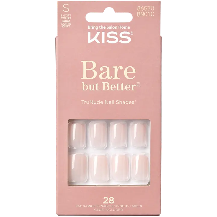 Kiss Bare but Better kynnet Nudies 28kpl