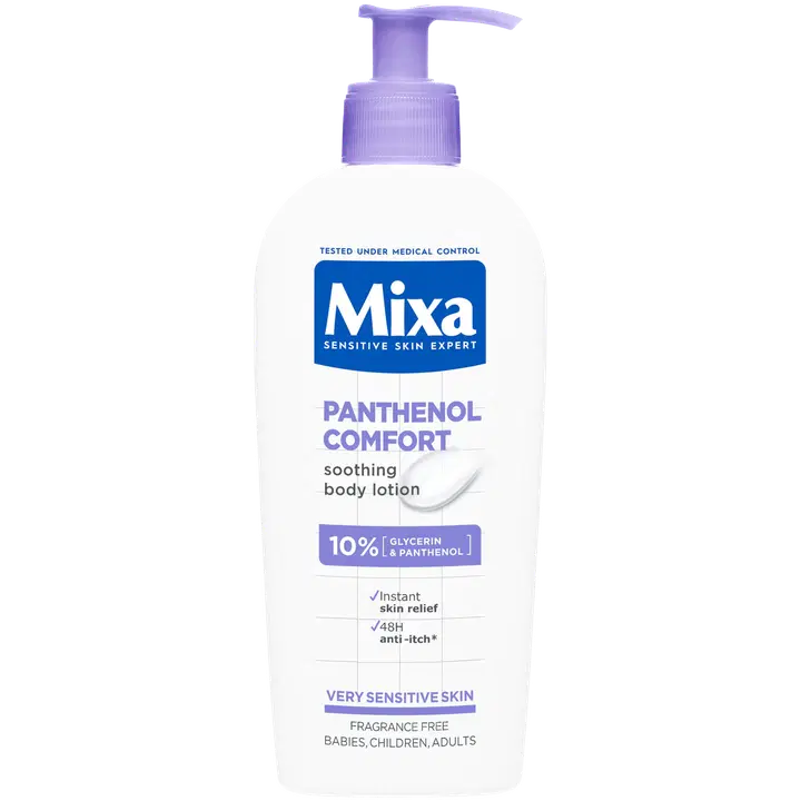 Mixa Panthenol Vartalovoide Rauhoittava vartalovoide erittäin herkälle iholle 250ml