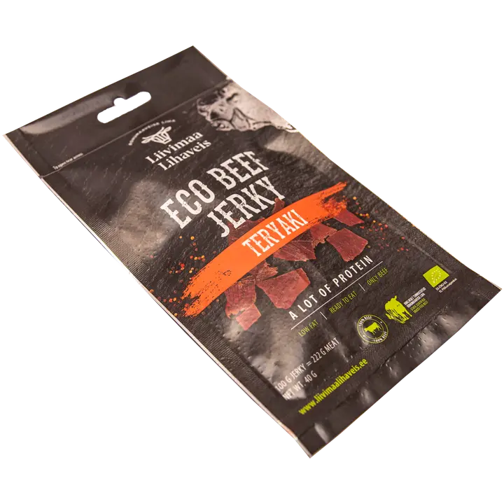 Veiselihasnäkk ECO Beef Jerky TERYAKI 40 g