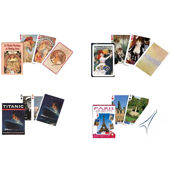 Piatnik pelikortit Collectors cards, lajitelma