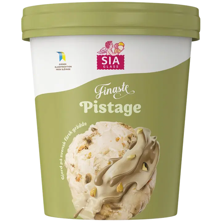 SIA Glass Hienoimmat Pistage 0,5 L Kermajäätelö