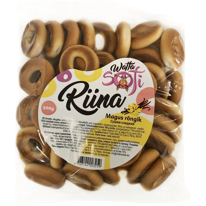 Waffa Sofi rõngik Riina magus 200g