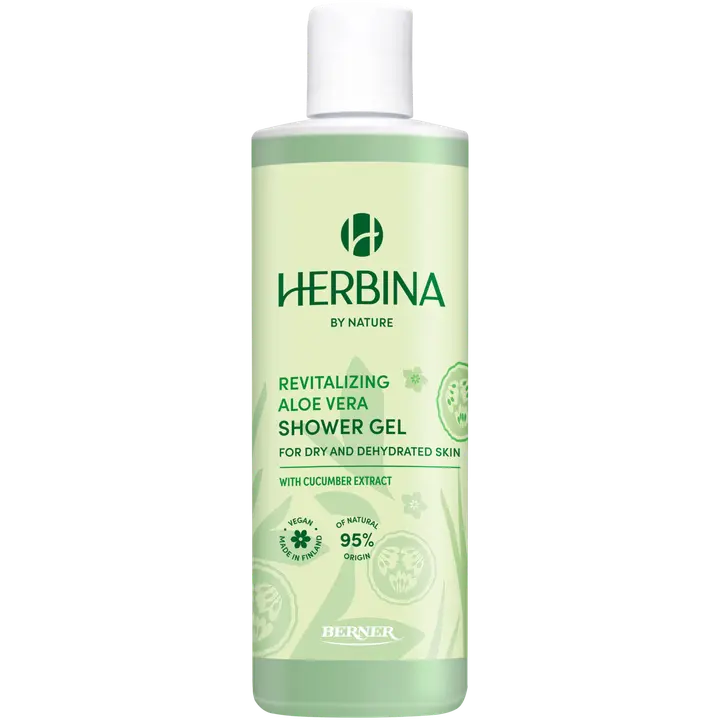 Herbina 250ml suihkugeeli Revitalizing Aloe Vera