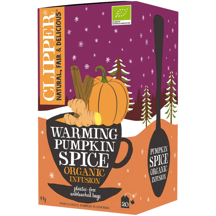 Clipper Luomu Yrttihauduke, pumpkin spice 20ps / 44g