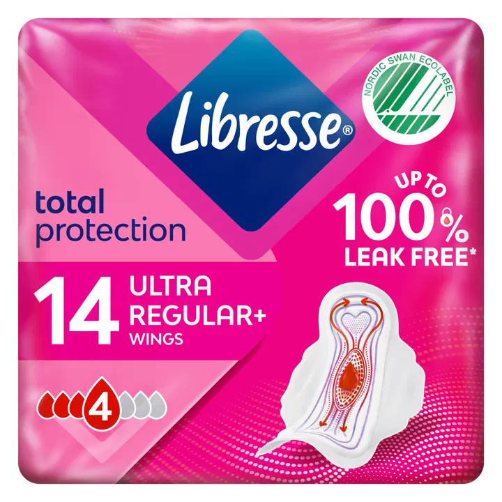 LIBRESSE Ultra Regular wings binda 14 st