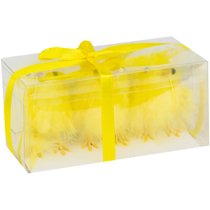 Kevadpühade kanake karvane 6 cm kollane