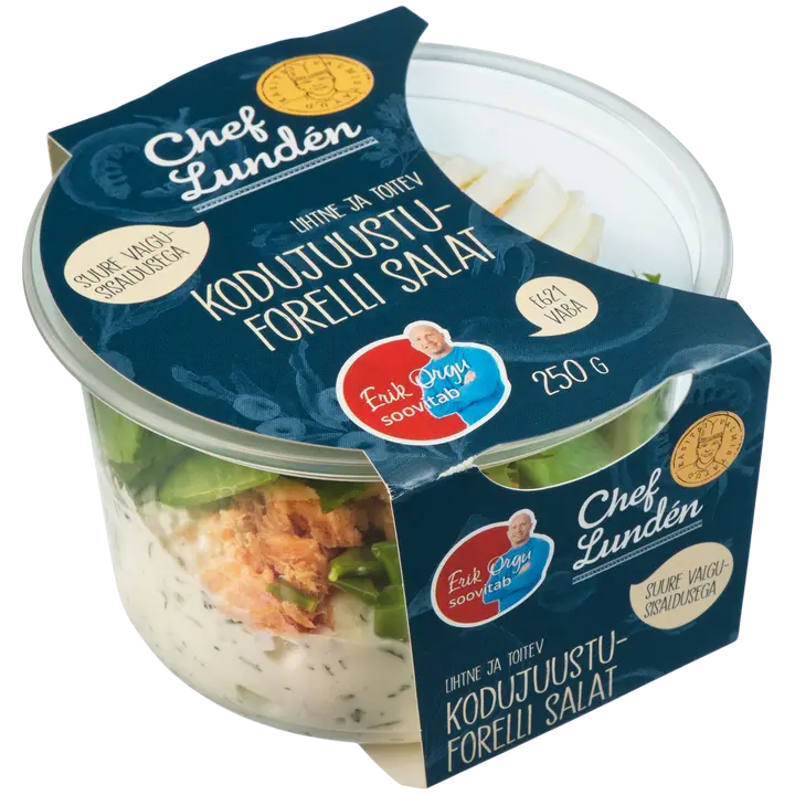 Chef Lunden Kodujuustu-Forelli Salat 250G