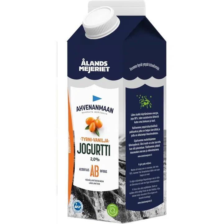 Ahvenanmaan Tyrni-vaniljajogurtti 1kg