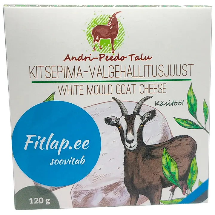 Andri-Peedo Valgehallitusjuust kitsepiimast, 120 g