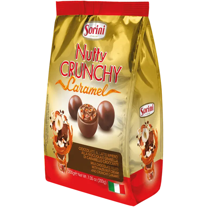 Sorini Nutty Crunchy Caramel suklaakonvehdit 200g