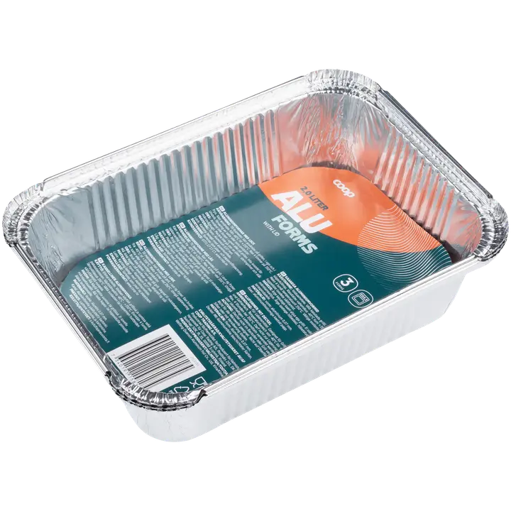 Coop alumiiniumvorm kaanega 2l 3tk