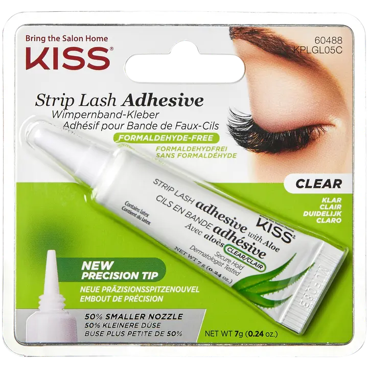 Kiss Strip Lash Glue ripsiliima kirkas 7g