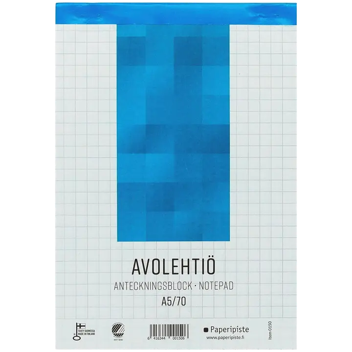 Paperipiste avolehtiö A5/70