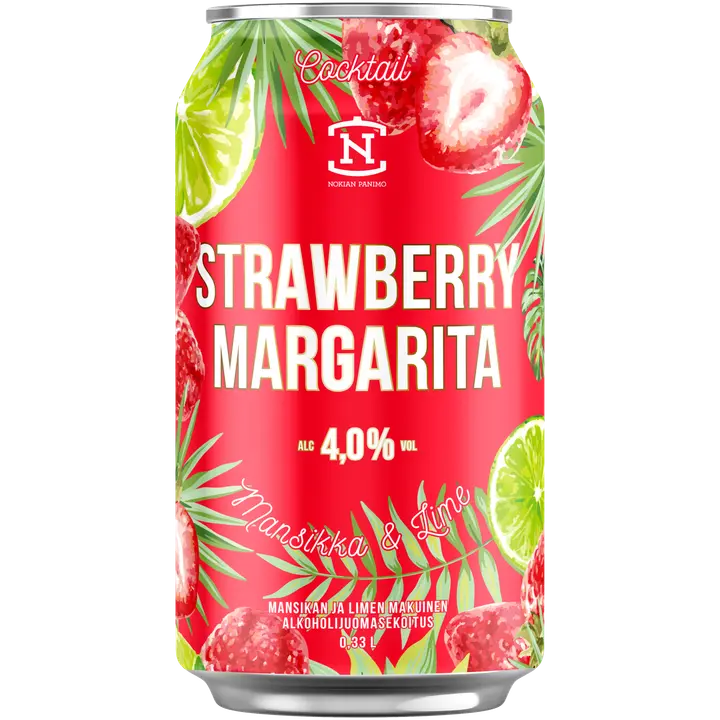 NP Cocktail Strawberry Margarita 4,0 til-% 0,33l
